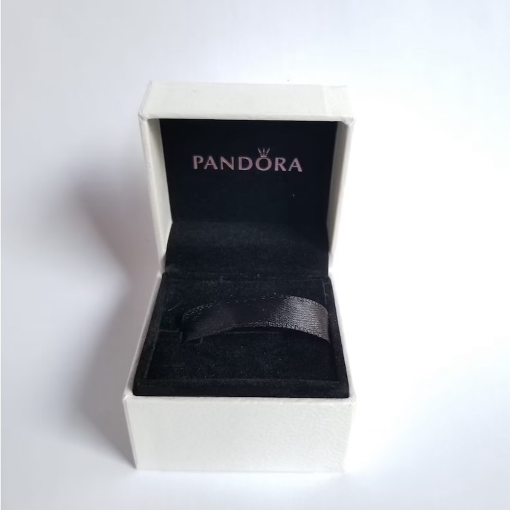 2 PANDORA Spacers Sparkling Clear Cubic Zirconia 925 Ale Silver with gift box - Picture 6 of 6
